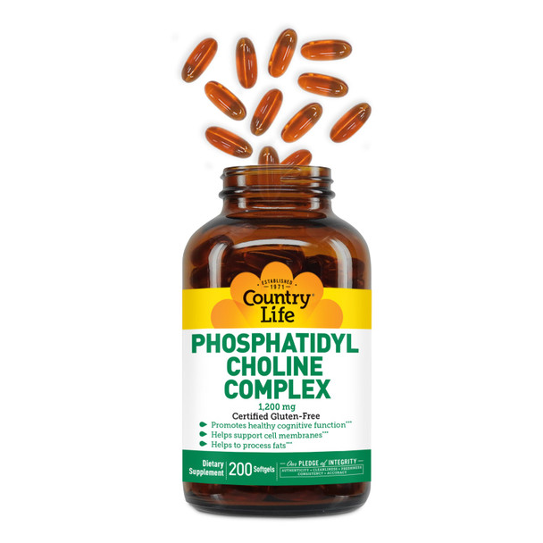 Country Life Phosphatidyl Choline Complex 1200 mg