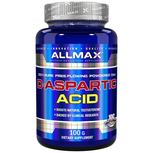 Allmax Nutrition D-Aspartic Acid (DAA) 100 Grams