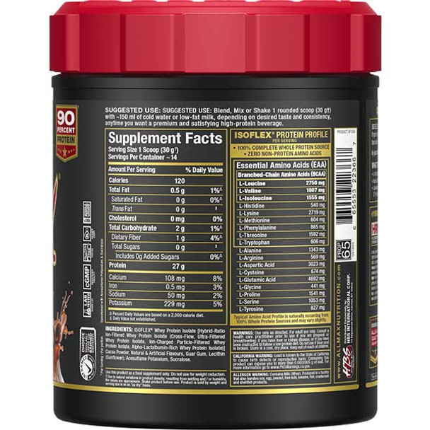 Allmax Nutrition Isoflex 15 Oz