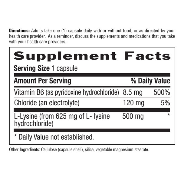 Country Life L-Lysine Capsules 500 mg