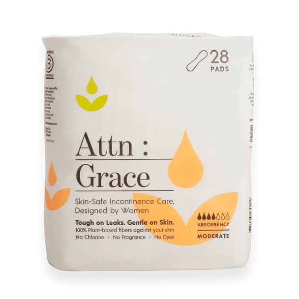 Attn Grace Moderate Pads For Bladder Leaks