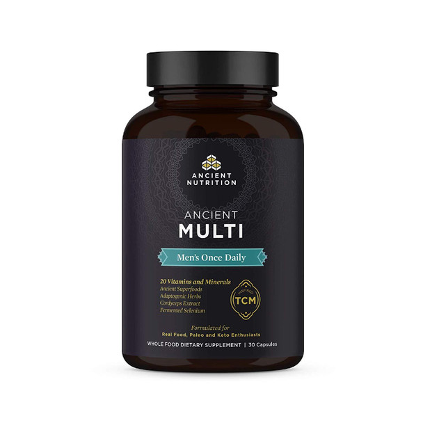 Ancient Nutrition Men's Multi Once Daily 30 Capsules