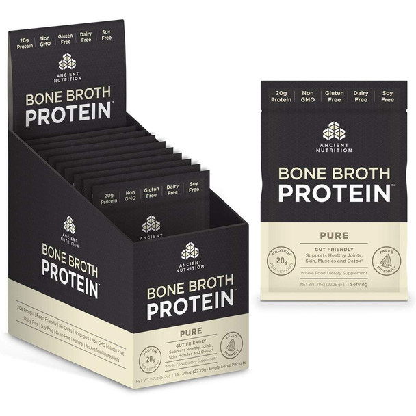 Ancient Nutrition Bone Broth Protein 15 Packets