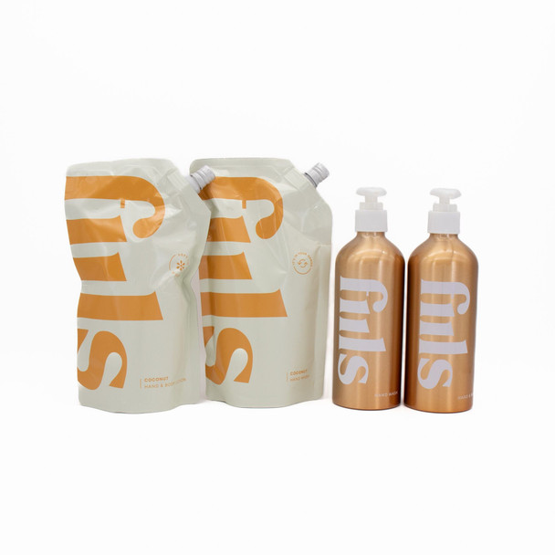 Fiils The Coconut Hand Wash & Lotion Duo 2 X 400Ml