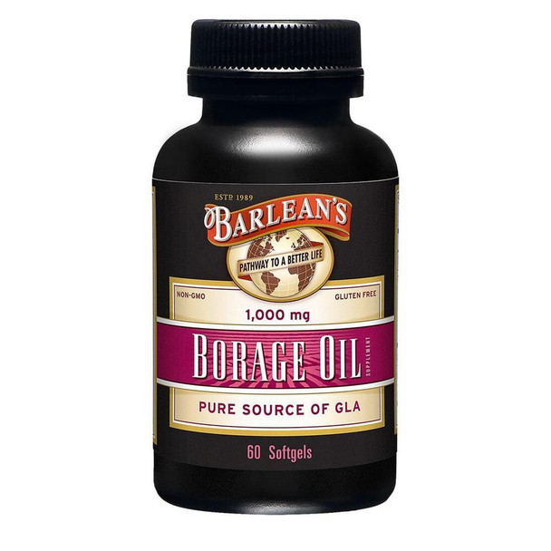 Barlean'S Borage Oil 1000Mg 60Sg