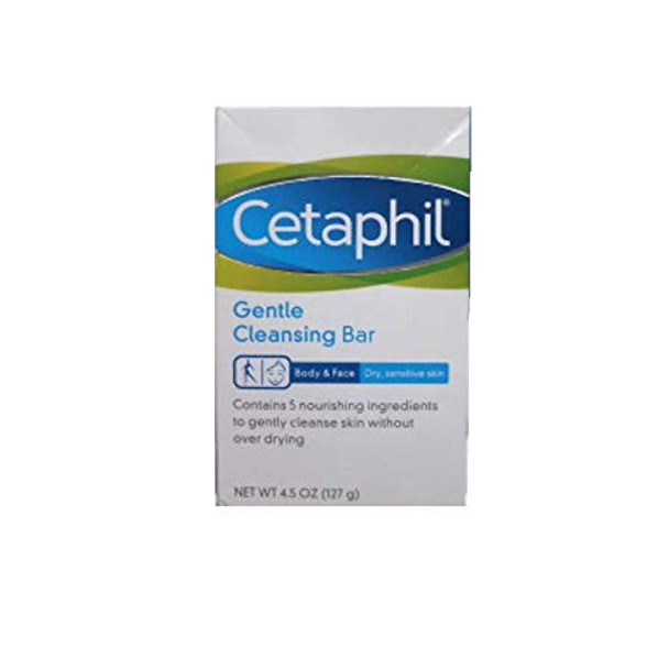 Cetaphil Gentle Cleansing Bar, Hypoallergenic, 4.5 Ounce