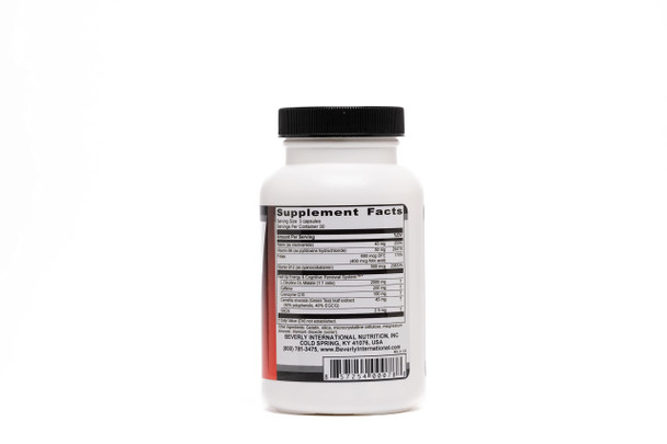 Beverly International Fast-Up 90 Capsules. Feel Better Get Clarity Clear Focus Brain Booster. Ups Mood New Energy Pre-Workout Fuel Motivation and Cognitive Performance in Moments.
