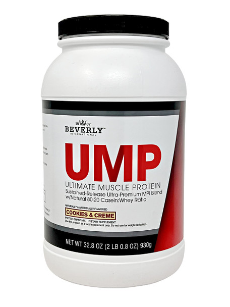 Beverly International UMP Protein Powder Cookies and Cream Unique Whey Casein Ratio Builds Lean Muscle. Easy to Digest. No Bloat. (32.8 oz) 2lb 8 oz Beverly International UMP Protein Powder Cookies and Cream Unique Whey Casein Ratio Builds Lean Muscle. Easy to Digest. No Bloat. (32.8 oz) 2lb 8 oz