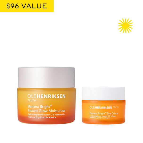 Olehenriksen Banana Bright+ Bundle Instant Glow Moisturizer & Eye Creme