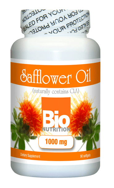 Bio Nutrition Safflower Oil 1000Mg 90 Softgels