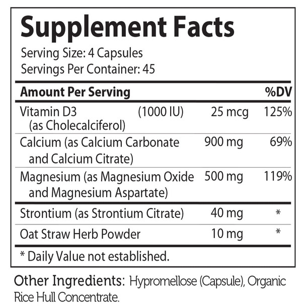 Zahler's Powercal Tablets Bone & teeth 900mg 180 Tablets