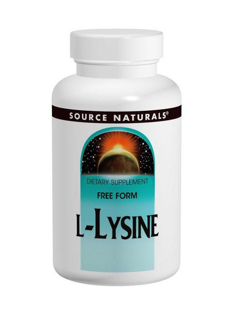 Source Naturals, L Lysine, 1000mg, 100 ct