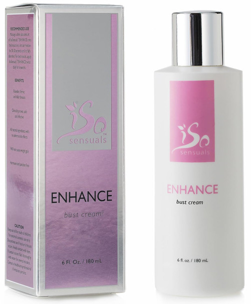 IsoSensuals ENHANCE Rapid Action Breast Enlargement Cream for Quick Growth  Lifting and Firming Breast Enhancement Cream with Voluplus Generous 2 Month Supply  80 ML