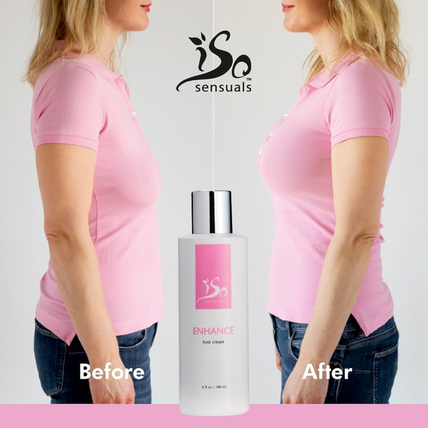 IsoSensuals ENHANCE Rapid Action Breast Enlargement Cream for Quick Growth  Lifting and Firming Breast Enhancement Cream with Voluplus Generous 2 Month Supply  80 ML