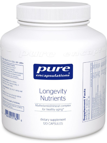 Pure Encapsulations, Longevity Nutrients, 120 Vcaps