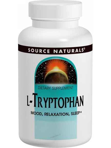 Source Naturals, L Tryptophan, 500mg, 120 ct