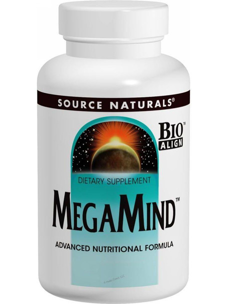 Source Naturals, Megamind Bio Aligned, 90 Ct