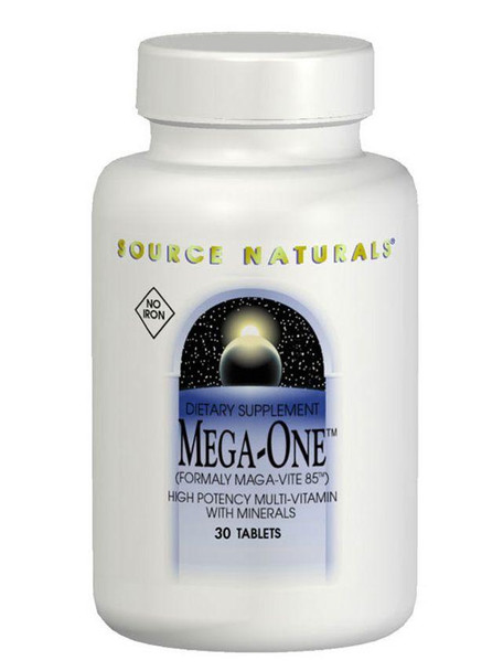 Source Naturals, Mega One Multiple No Iron, 60 ct