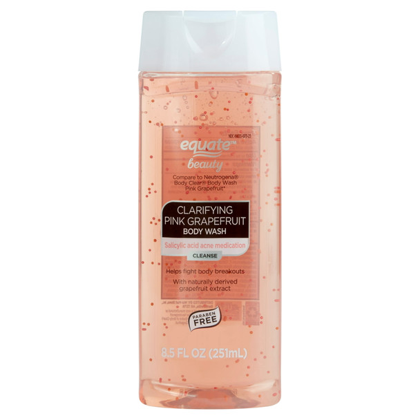 Equate Beauty Pink Grapefruit Body Wash, 8.5 fl oz