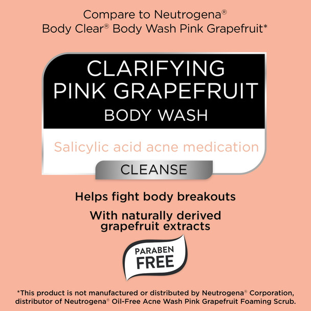 Equate Beauty Pink Grapefruit Body Wash, 8.5 fl oz