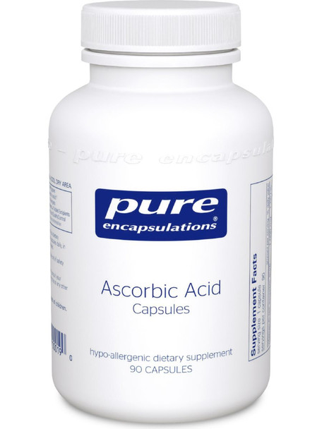 Pure Encapsulations, Pure Ascorbic Acid, 90 vcaps