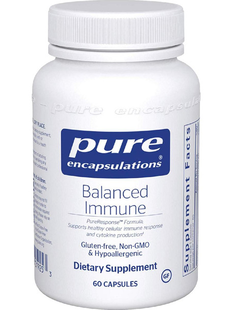 Pure Encapsulations, Balanced Immune, 60 caps