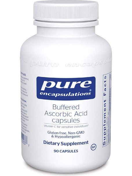 Pure Encapsulations, Buffered Ascorbic Acid, 90 caps