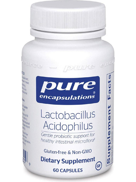 Pure Encapsulations, Lactobacillus Acidophilus, 60 caps