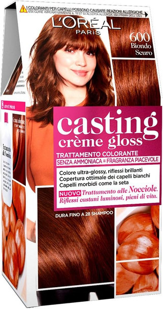 L'Oreal Casting 600 Dark Blond Cream No Ammonia - Estrosa Hair Dye