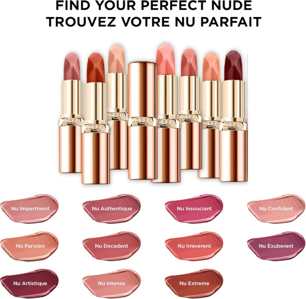 L'Oreal Colour Riche Nude Lipstick Nu Insouciant 0.13 Ounce