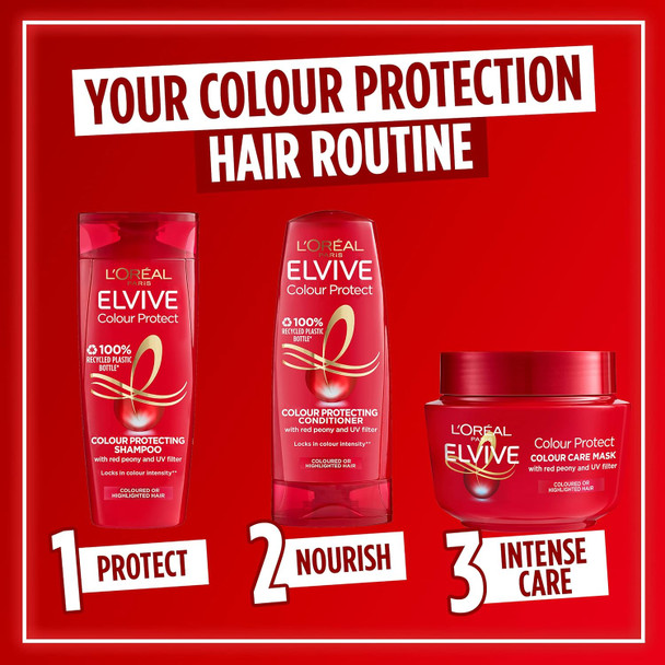 L'Oreal Elvive Colour Protecting Shampoo 250 Ml - For Coloured Or Highlighted Hair