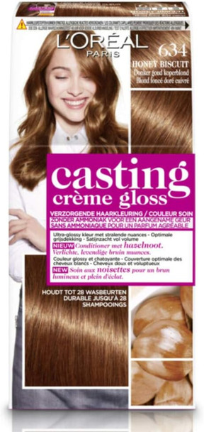 L'Oreal Loral Paris Casting Crme Gloss 734 - Goudkoperblond - Haarverf