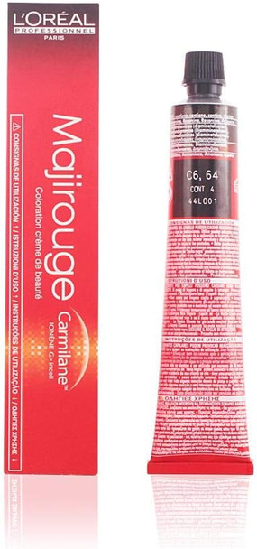 L'Oreal Majirouge Shade C6.64 Dark Red Copper Blonde 50Ml