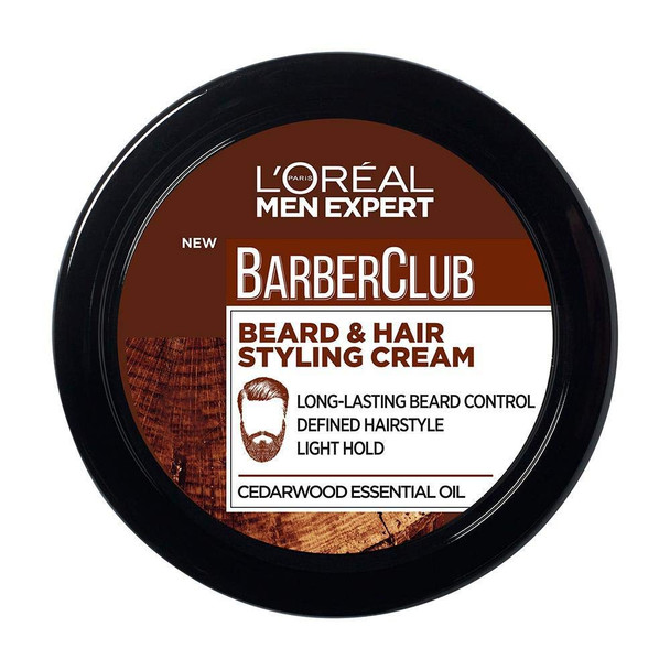 L'Oreal Men Expert Barber Club Beard & Hair Styling Cream 75Ml