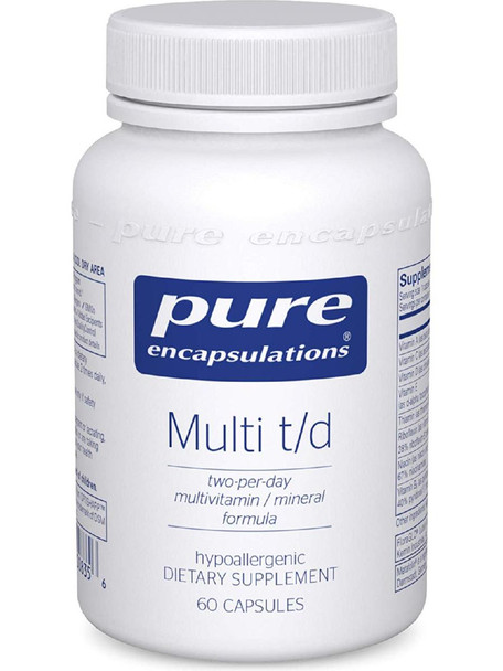 Pure Encapsulations, Multi T/D, 60 caps