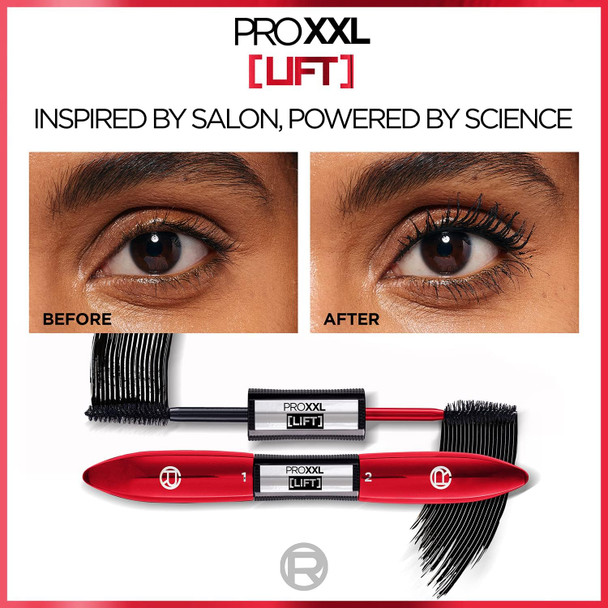 L'Oreal Paris 2X Pro Xxl Lift Mascaras With Pro-Keratin For Lifted Lashes