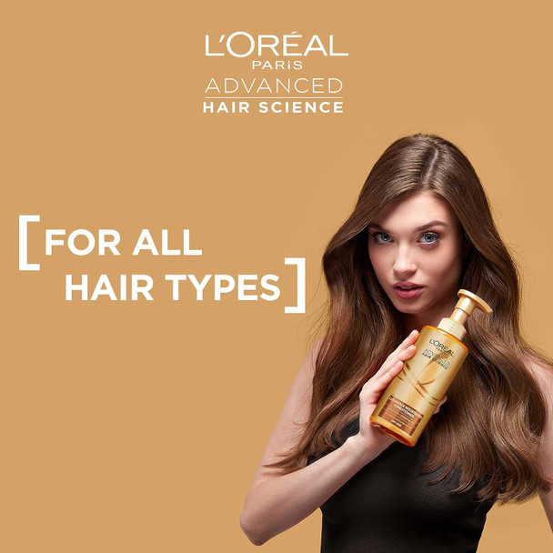 L'Oreal Paris Advanced Hair Science Full Luxurious Nourishing Set For Dry Hair Shampoo 440Ml Conditioner 440Ml & Diamond Mask 250Ml Deep Hair Treatment Anti-Frizz Long Lasting Radiance Routine