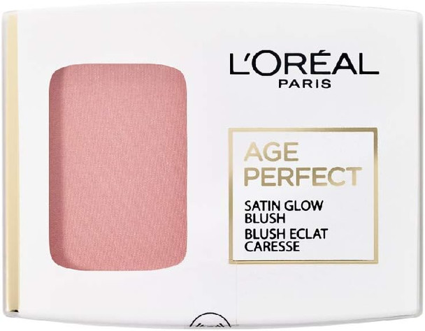L'Oreal Paris Age Perfect Satin 101 Pink/Rosewood Silky Blush Powder 5 G L'Oreal Paris Age Perfect Satin 101 Pink/Rosewood Silky Blush Powder 5 G