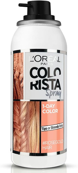 L'Oreal Paris Colorist Spray 1-Day Color Temporary Coloring One Day Rose Gold Rose Gold