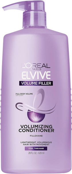 L'Oreal Paris Elvive Volume Filler Thickening Conditioner For Fine Or Thin Hair Conditioner With Filloxane For Thicker Fuller Hair In 1 Use 28 Fl. Oz.