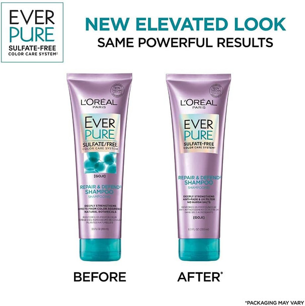 L'Oreal Paris Hair Care Ever Pure Sulfate Repair And Defend Conditioner 2 Count