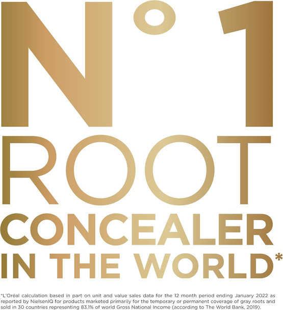 L'Oreal Paris Magic Root Cover Up Gray Concealer Spray Medium Brown 4 Oz 2 Pack