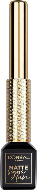L'Oreal Paris Makeup Matte Signature Liquid Dip Eyeliner Waterproof Precise & Easy Application All Day Wear Vivid Matte Finish Black 0.07 Fl. Oz. L'Oreal Paris Makeup Matte Signature Liquid Dip Eyeliner Waterproof Precise & Easy Application All Day Wear Vivid Matte Finish Black 0.07 Fl. Oz.