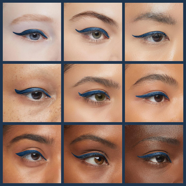 L'Oreal Paris Paris Makeup Infallible Grip Precision Felt Eyeliner Smudge Resistant Long Lasting Waterproof Eyeliner Blue Blue 0.03 Fl Oz