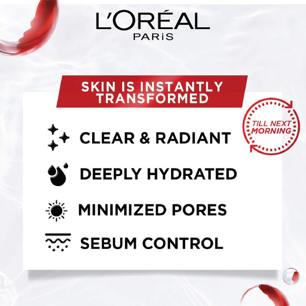 L'Oreal Paris Revitalift Crystal Micro-Essence Sheet Mask Face Treatment Crystal-Clear Skin Pack Of 3 75G