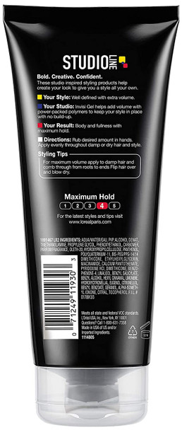 L'Oreal Paris Studio Line Invisi Gel Strong Hold 6.80 Oz