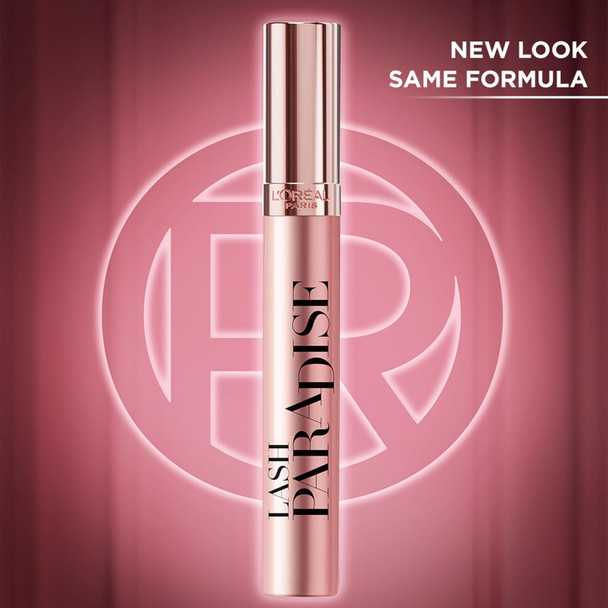 L'Oreal Paris Voluminous Makeup Lash Paradise Mascara Voluptuous Volume Intense Length Feathery Soft Full Lashes No Flaking No Smudging No Clumping Blackest Black 1 Count