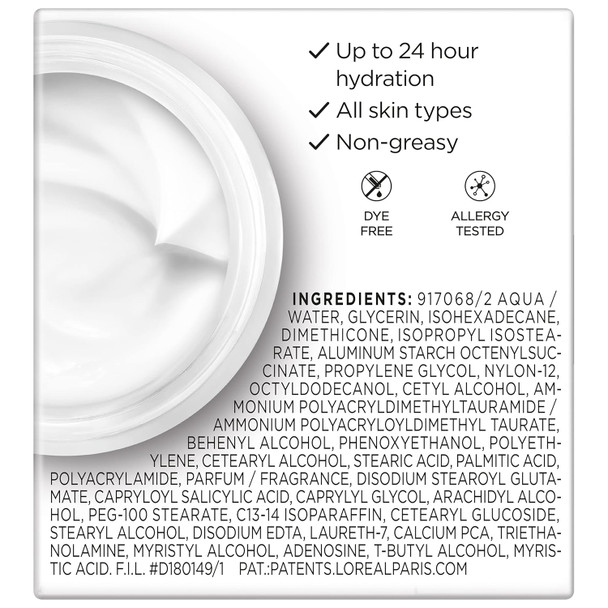 L'Oreal Paris Wrinkle Expert 55+ Anti-Aging Face Moisturizer With Calcium Non-Greasy Suitable For Sensitive Skin 1.7 Fl. Oz