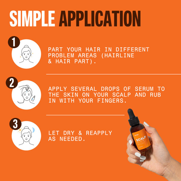 Carpe Serum - Oil For Sweaty Scalps With Argan Oil And Ginger Root 1.25 Fl Oz White Unisex Adult
