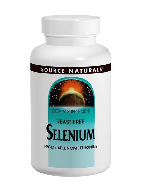 Source Naturals, Selenium Yeast Free, L Selenomethionine 200mcg, 120 ct